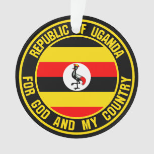 Ornamento Uganda Round Emblem