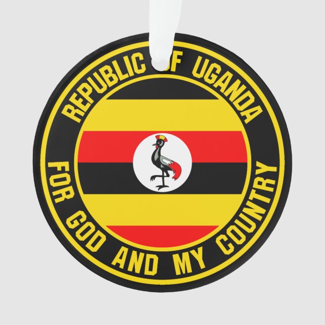 Ornamento Uganda Round Emblem (Frente)