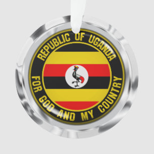 Ornamento Uganda Round Emblem