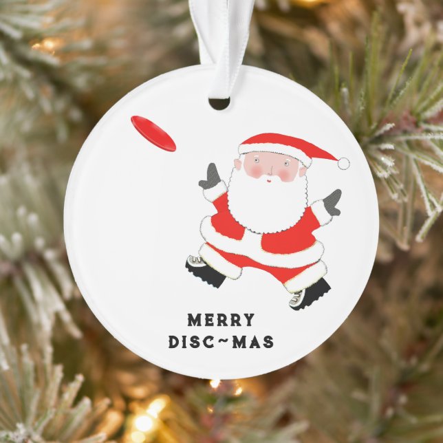 Ornamento Ultimate Frisbee Personalizado (Árvore)