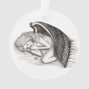 Ornamento Um anjo dormindo