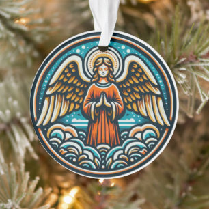 Ornamento Um Anjo Guardião Orando