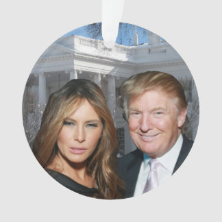 Ornamento Um Natal Trump: Donald e Melania