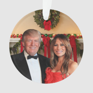 Ornamento Um Natal Trump: Donald e Melania