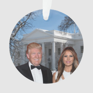 Ornamento Um Natal Trump: Donald e Melania