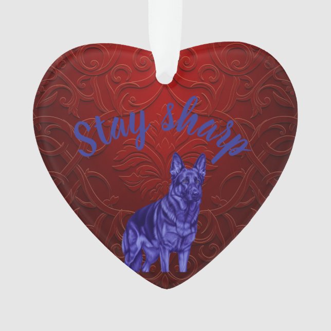 Ornamento Um presente para o seu cachorro Legal (Frente)