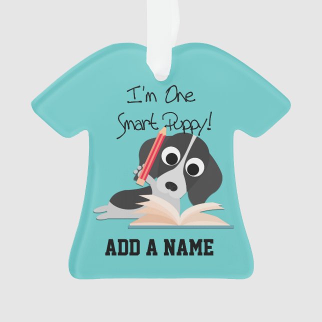 Ornamento Um Smart Puppy (Frente)
