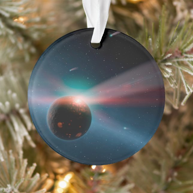 Ornamento Uma Tempestade De Cometas No Sistema Eta Corvi. (Árvore)