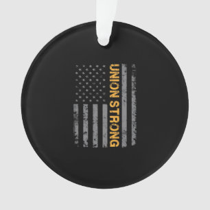 Ornamento União Forte com a bandeira americana clássica