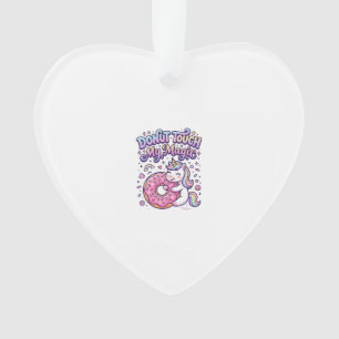 Ornamento Unicorn Donut Toque Meu Presente Mágico Sticker e