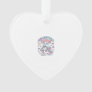 Ornamento Unicórnio Clube de Lindos Celestiais Produto Estil
