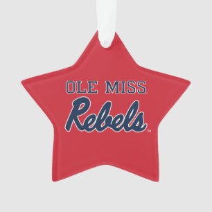 Ornamento Universidade do Mississippi   Ole Miss Rebels
