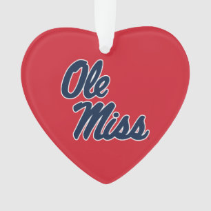 Ornamento Universidade do Mississippi   Script Ole Miss