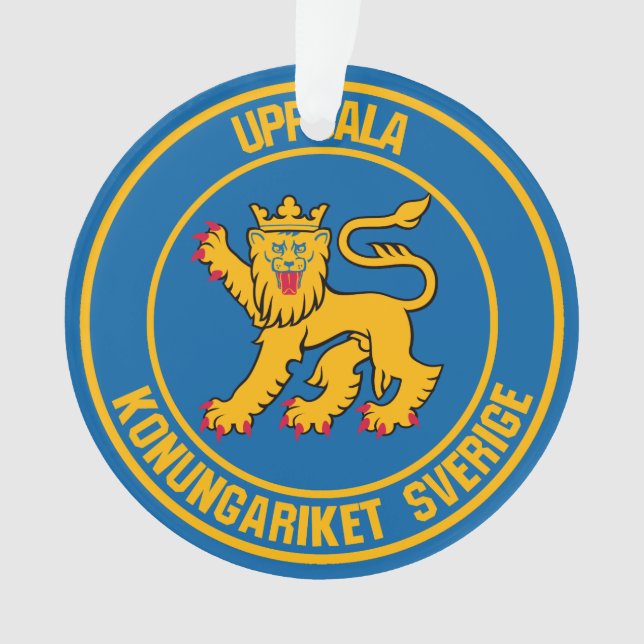 Ornamento Uppsala Round Emblem (Frente)