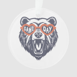 Ornamento Urso do Dia do Jogo