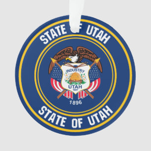 Ornamento Utah Round Emblem