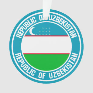 Ornamento Uzbekistan Round Emblem