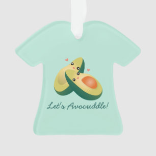 Ornamento Vamos Avocuddle Funny Cute Avocados Pun Humor