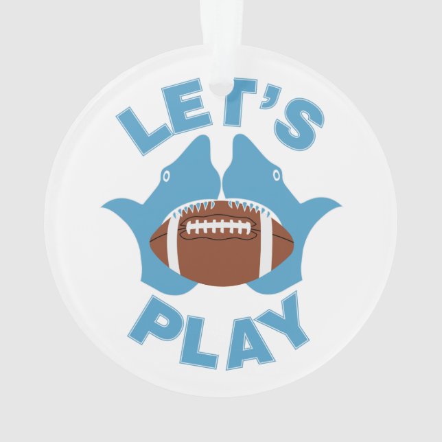 Ornamento Vamos jogar futebol (Verso)