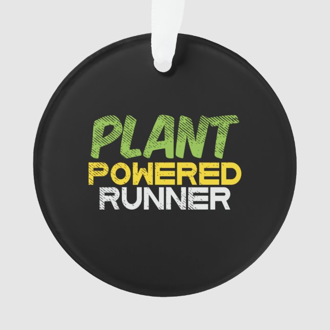 Ornamento Vegan - Runner Powered (Frente)