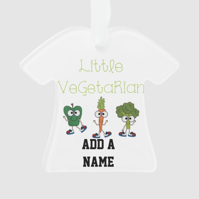 Ornamento Vegetariano pequeno (Frente)