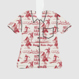 Ornamento Vende Holiday Hawaiian Hula Girl