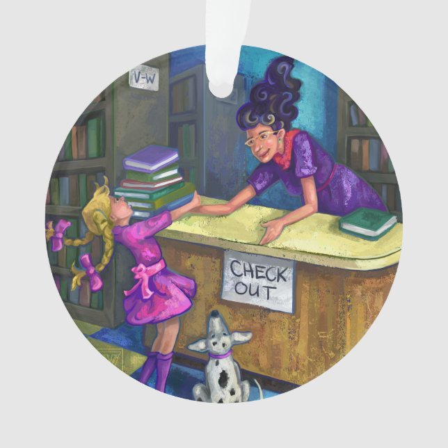 Ornamento Verificação da biblioteca para fora (Frente)