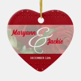 Ornamento Vermelho do Aniversário de 1rua