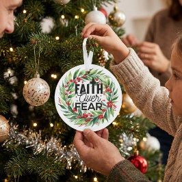 Ornamento versículo da Bíblia de Natal Tipografia preta com 