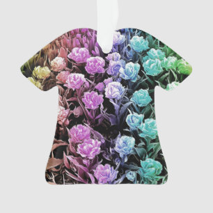 Ornamento Vestido do Arco-Íris Pastel