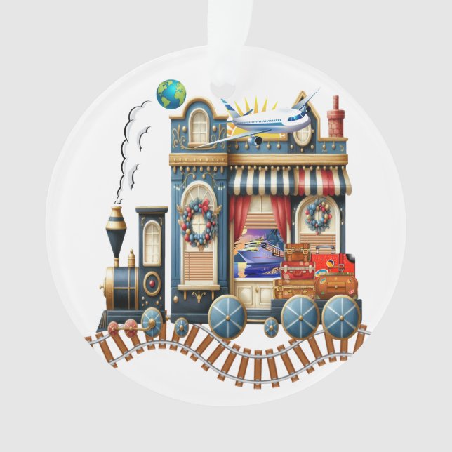 Ornamento VIAGEM de Ocasião de precioso (Frente)