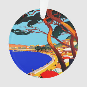 Ornamento Viagem francês Vintage Cote D'Azur