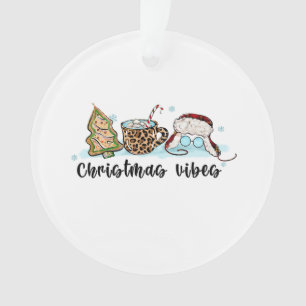 Ornamento Víblias de Natal do Presente de Natal