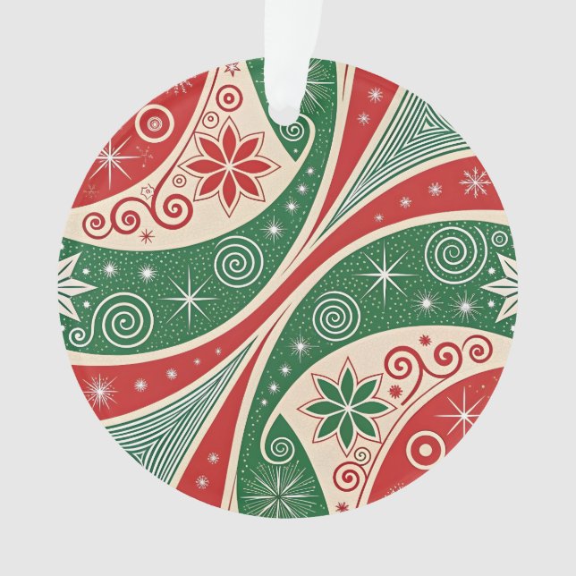 Ornamento Vibrações de Natal (Frente)