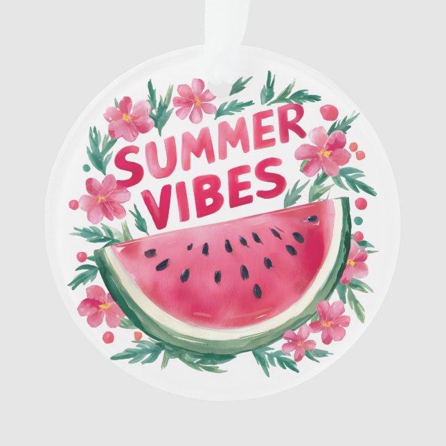 Ornamento Vibrações de Verão (Frente)