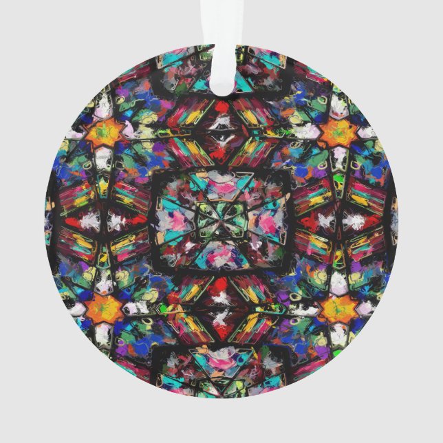 Ornamento Vidro Mantido Equatoriano (Verso)