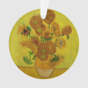 Ornamento Vincent Van Gogh 15 Sunflower Painting