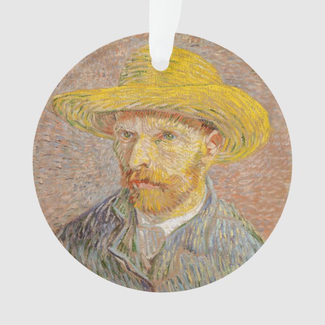 Ornamento Vincent Van Gogh - Retrato impressionista (Frente)