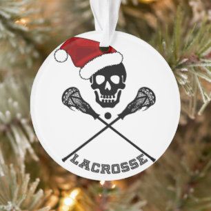 Ornamento Vinhetas de Lacrosse Natal