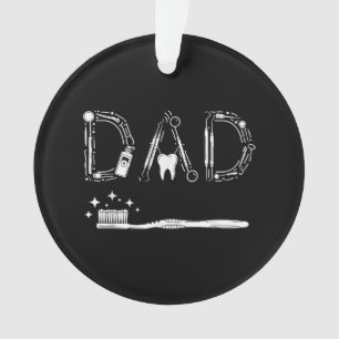 Ornamento Vintage Dentist Pai Padre Avô Dia de os pais Me