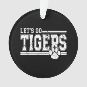 Ornamento Vintage Tigers School Sports Name Retro