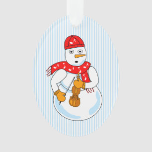 Ornamento Violin Snowman