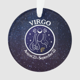 Ornamento Virgo Zodiac-Design acrílico
