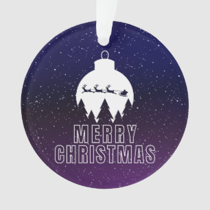 Ornamento Visão Meia-Noite e Papais noeis