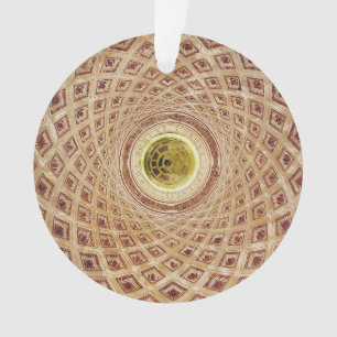 Ornamento Vista interior da cúpula na capela