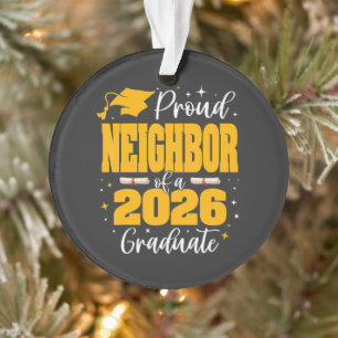 Ornamento Vizinho Orgulhoso De Um Graduado Da Turma De 2026