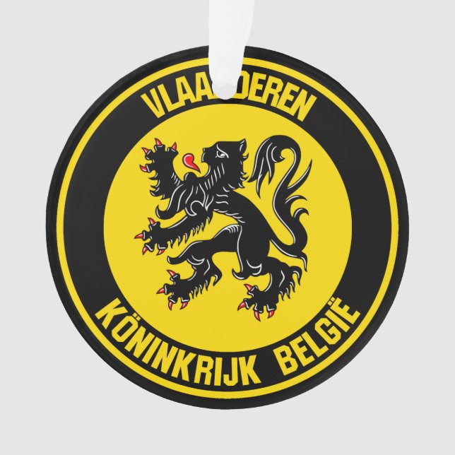 Ornamento Vlaanderen Round Emblem (Frente)