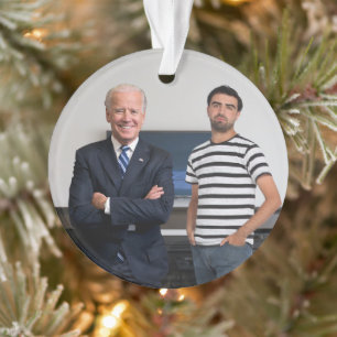 Ornamento Você Conheceu o Presidente Joe Biden   Adicione su