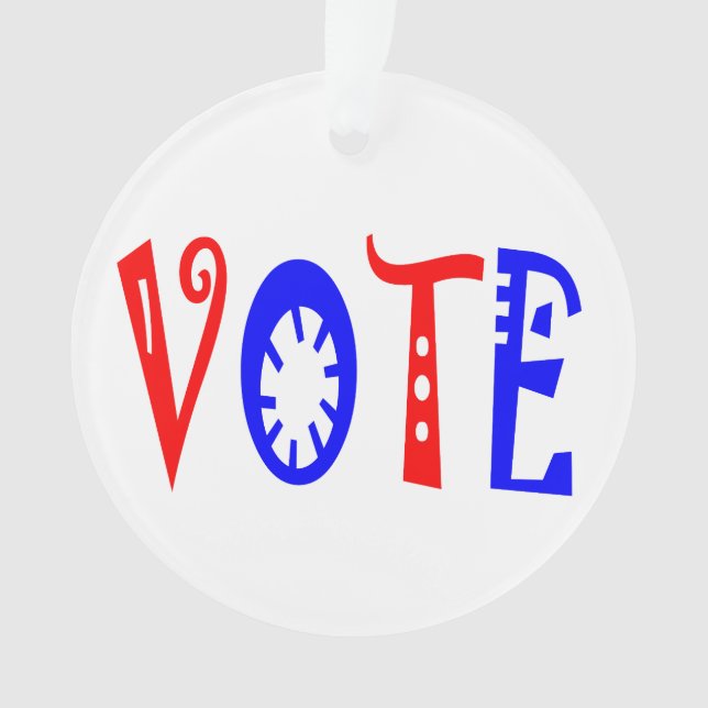 ORNAMENTO VOTE EUA (Frente)