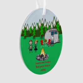 Ornamento Vovó e vovô, obrigado